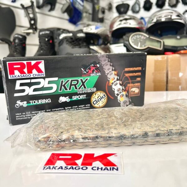 Chaîne RK 525 KRX pour Kawasaki Z900 2007 2008 2009 2010 2011 2012 2013 2014 2015