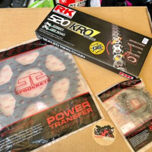 Chaîne Complète RK Kawasaki Z750 ZR750 2004-2012 Original Japon