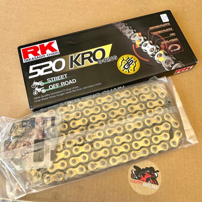 Kit Chaîne DID 520 VX3 Pour Kawasaki Z 750 ZR750J 2004-2006 - Pignons 15/43 - 112 Maillons